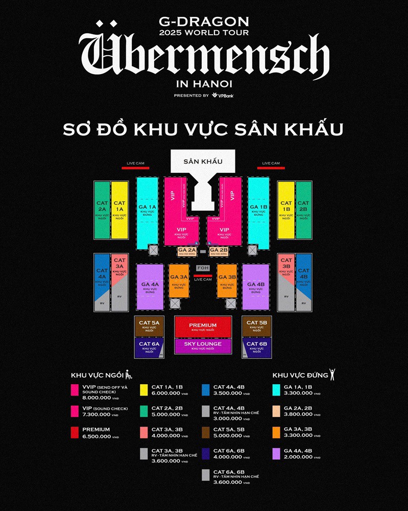 Từ VVIP đến GA: Hành trình cảm xúc độc bản cùng G-DRAGON 2025 WORLD TOUR [Übermensch] tại 8Wonder Ocean City - 2