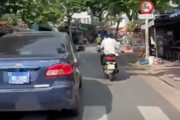 Xử phạt tài xế ô tô biển xanh đi vào đường cấm ở TP HCM