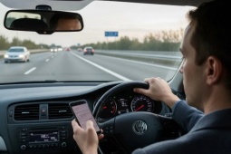 Sử dụng điện thoại khi dừng đèn đỏ, có bị phạt nguội?