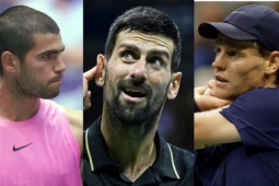 Sinner bị Alcaraz "cắt đuôi", Djokovic phải căng sức (Bảng xếp hạng tennis 6/10)