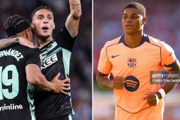 Bóng đá - Nóng bảng xếp hạng La Liga: Barcelona mất ngôi đầu, đội Antony bay vào top 4