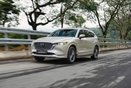 Giá xe Mazda CX-8 niêm yết và lăn bánh tháng 10/2025