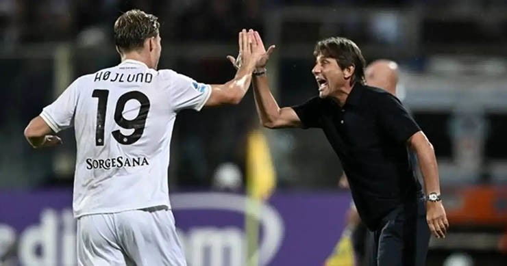 HLV Conte cũng trao trọn niềm tin ở Hojlund