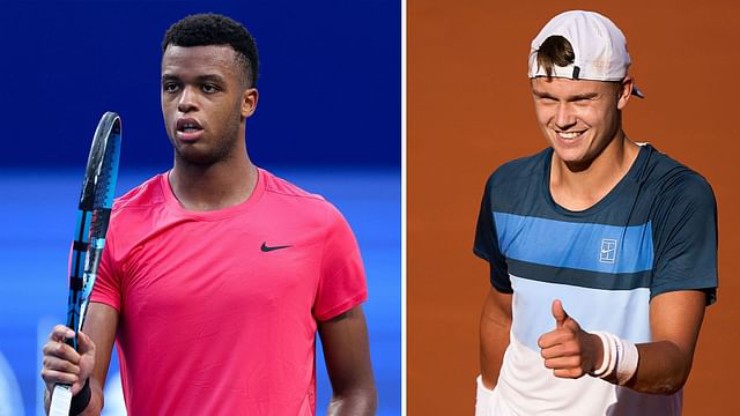 Perricard (bên trái) sẽ không dễ để Rune (bên phải) "bắt nạt"