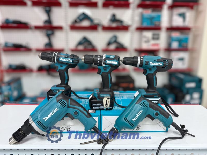 Máy khoan bắt vít Makita đang được phân phối tại THB Việt Nam