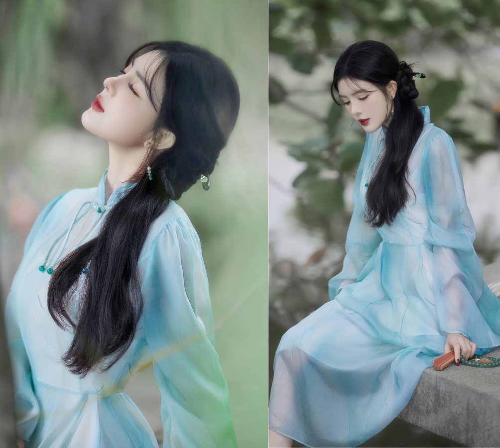 Lilly Luta “gây mê” với bộ ảnh xường xám gợi cảm - 11