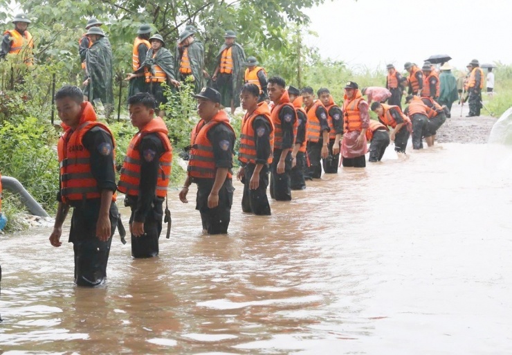 Lực lượng chức năng tỉnh Thái Nguyên triển khai các phương án đảm bảo đê điều