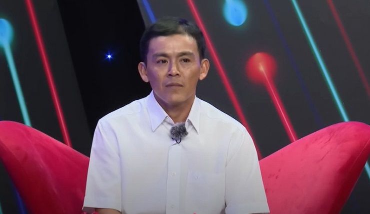 Anh Tâm trên sóng Bạn muốn hẹn hò. Ảnh cắt từ clip chương trình