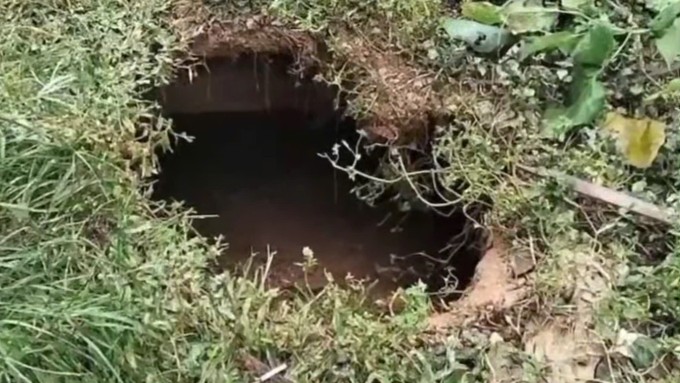 'Hố tử thần' xuất hiện ở Thái Nguyên, Tuyên Quang - 1