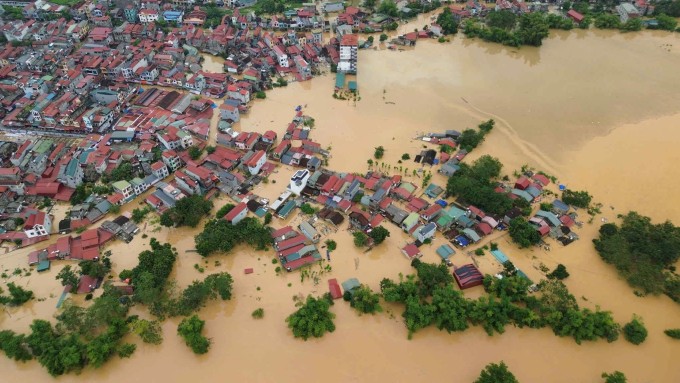 Xã Thất Khê nhìn từ trên cao. Ảnh: Quốc Trọng