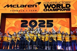 Đua xe F1, thống kê Singapore GP: McLaren sánh ngang Red Bull, vô địch sớm trước 6 chặng