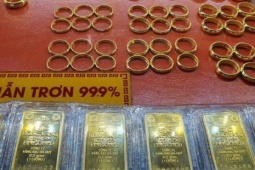 Kinh doanh - Sáng 7-10, giá vàng miếng SJC và vàng nhẫn tăng rất nhanh
