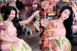 Thời trang - 'Hot Girl Tây Bắc' Karty Chang giao diện nàng Tiên rằm tháng tám đốn tim fan