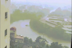 Tin tức trong ngày - Clip tia sét cực mạnh 'xé toạc' bầu trời tại Hà Nội