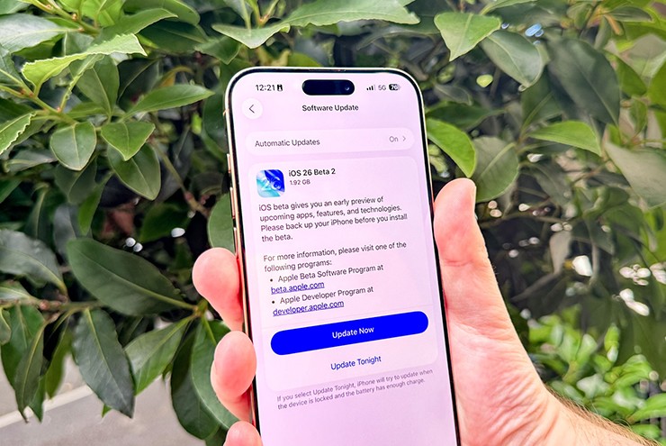 Người dùng có thể tải về bản cập nhật này khi thiết lập tài khoản ở dạng nhà phát triển.