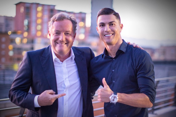 Morgan từng có hai lần phỏng vấn riêng với Ronaldo
