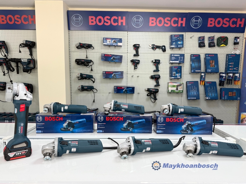 Máy mài Bosch thiết kế dạng cầm tay nhỏ gọn