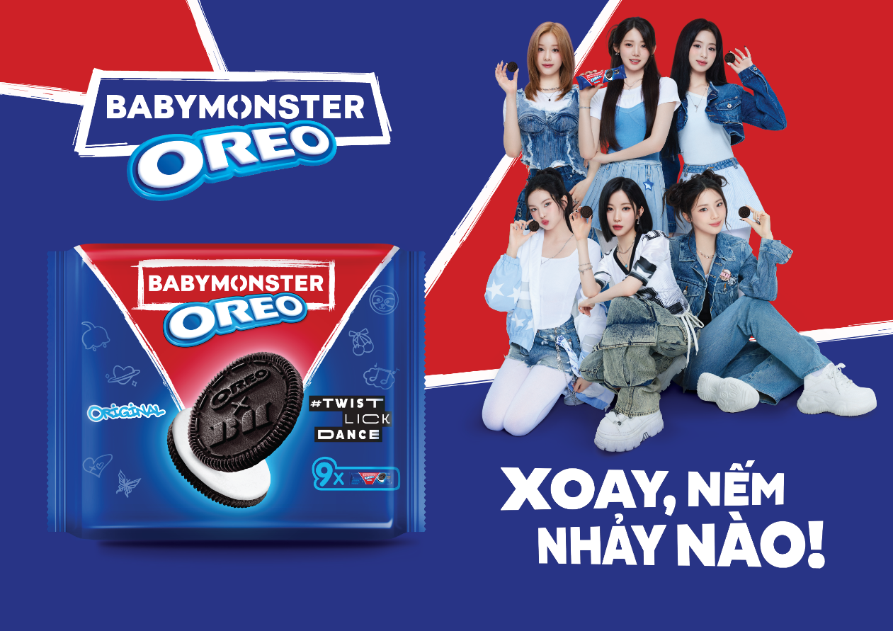 Biến tấu từ "Xoay - Nếm - Chấm" đến "Xoay - Nếm - Nhảy": OREO và BABYMONSTER khuấy động cộng đồng fan! - 1