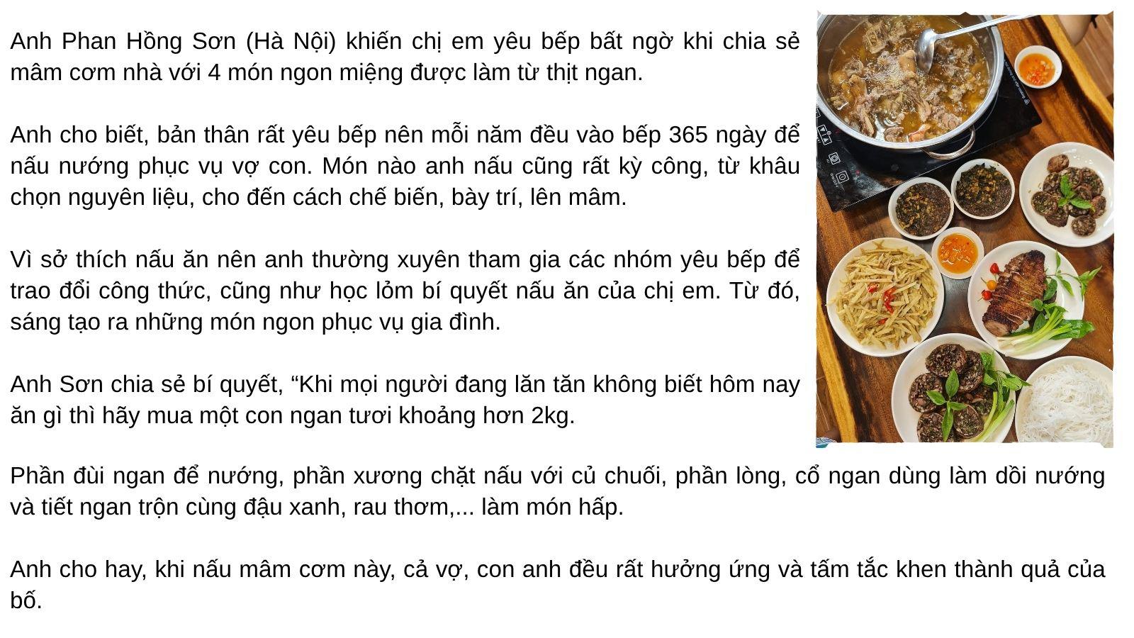 Mâm cơm 4 món từ ngan của anh chồng Hà thành khiến chị em ngưỡng mộ - 2