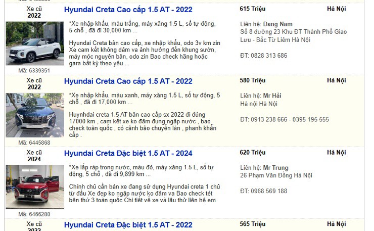Hyundai Creta cũ giá cao có nên mua không? - 1