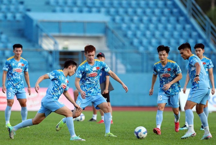 Đội tuyển Việt Nam hướng đến trận gặp Nepal. Ảnh: VFF.