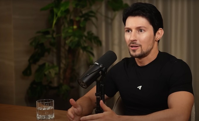 Pavel Durov, CEO Telegram, trong buổi trò chuyện với Lex Fridman. Ảnh: Youtube/Lex Fridman