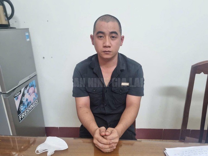 Đối tượng Đặng Văn Sang sau khi đầu thú