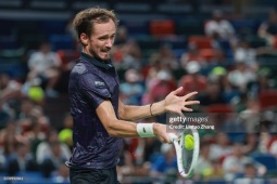 Video tennis Medvedev - Learner Tien: Kịch tính tie-break, nghẹt thở 3 set (Thượng Hải Masters)