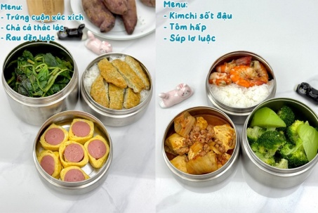 30 hộp cơm cho chồng mang đi làm cả tháng không trùng món