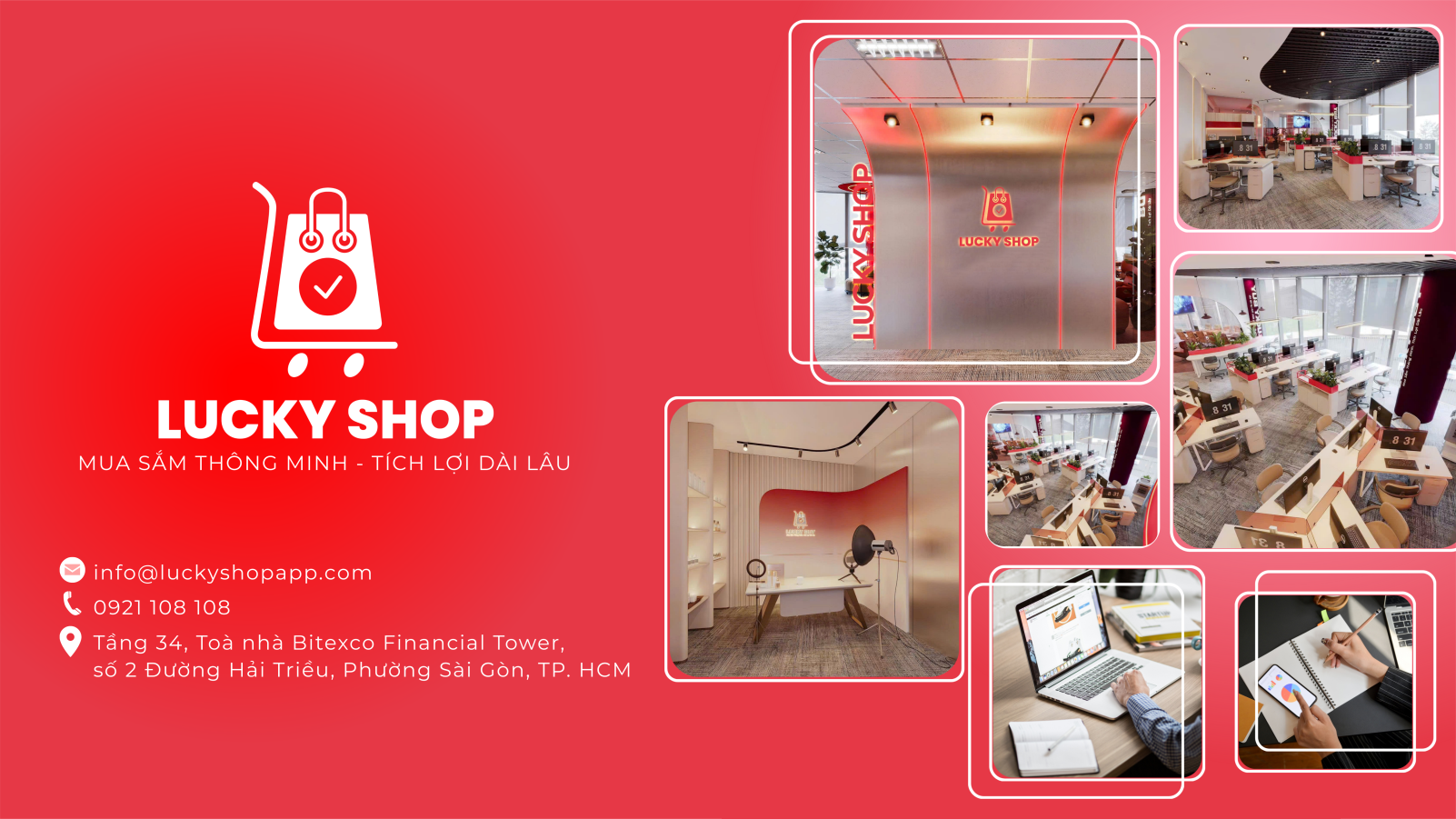 Không gian văn phòng Công ty Luckyshop (Ảnh Lucky Shop)
