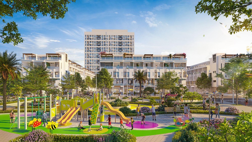 Phối cảnh tiện ích công viên trung tâm Bách Quang Central