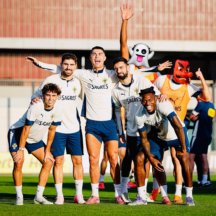 Ronaldo cùng các đồng đội tập luyện, sẵn sàng cho chiến dịch vòng loại World Cup 2026