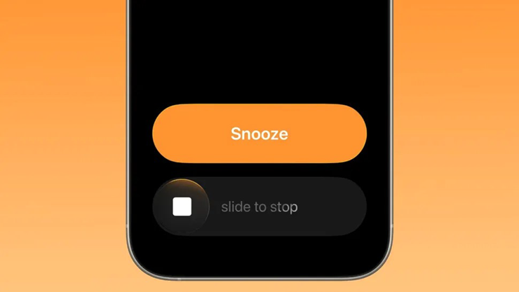 Giao diện báo thức mới trên iOS 26.1 Beta.