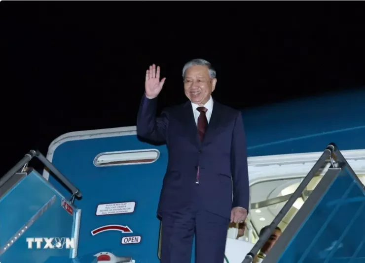 Tổng Bí thư Tô Lâm thăm cấp Nhà nước tới Triều Tiên và dự Lễ kỷ niệm 80 năm thành lập Đảng Lao động Triều Tiên. Ảnh: Thống Nhất/TTXVN