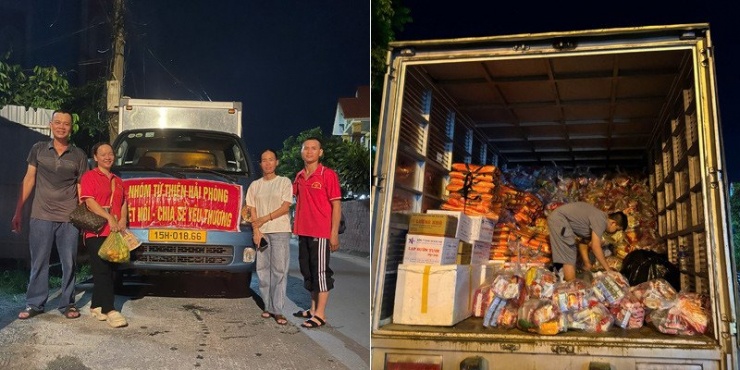 Những chuyến xe cứu trợ bà con vùng ngập&nbsp;