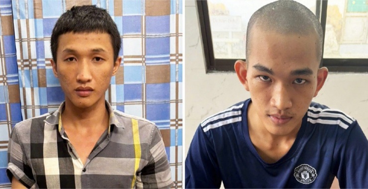 Trần Quốc Anh (bên trái) và Bùi Đăng Khoa.