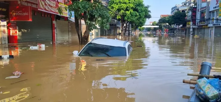 Trận lũ lịch sử đã gây thiệt hại rất lớn với người dân Thái Nguyên.