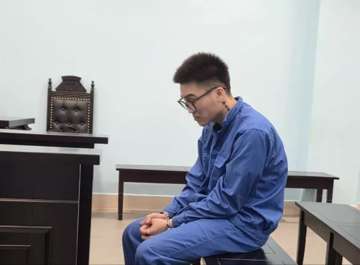 Bị cáo Đỗ Xuân Duy tại phiên tòa. Ảnh: Hoàng Huy