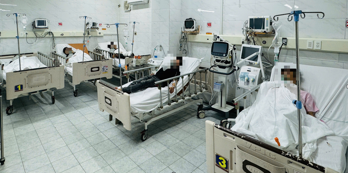 Các bệnh nhân được bác sĩ kịp thời cấp cứu