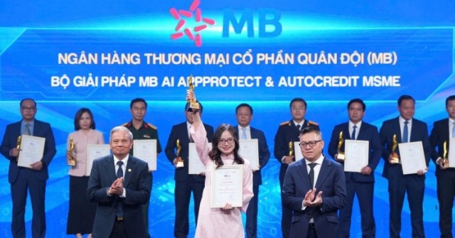 MB nhận giải thưởng Chuyển đổi số Việt Nam 2025 với bộ giải pháp công nghệ tiên phong