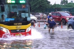 Cập nhật các tuyến đường bị ngập ở Hà Nội hôm nay 9/10