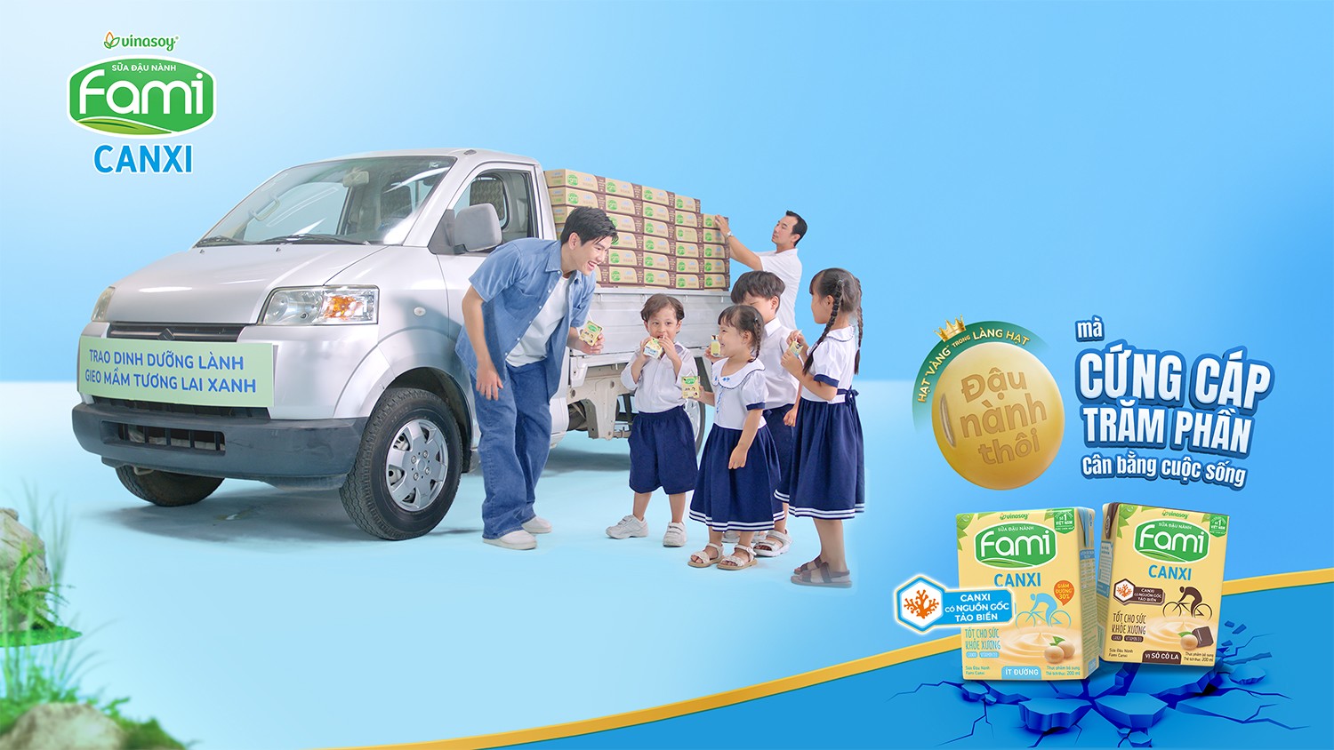 Cùng Fami Canxi vun đắp sức mạnh cho bản thân để cùng nhau xây dựng một Việt Nam khỏe mạnh, tự hào và đầy năng lượng tích cực.