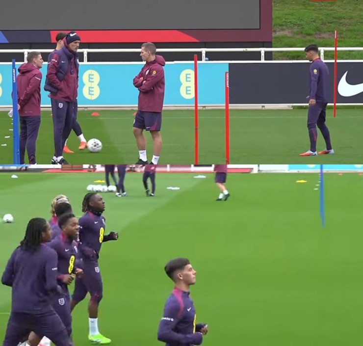 Thần đồng 18 tuổi của Man Utd tập luyện cùng đội 1 tuyển Anh