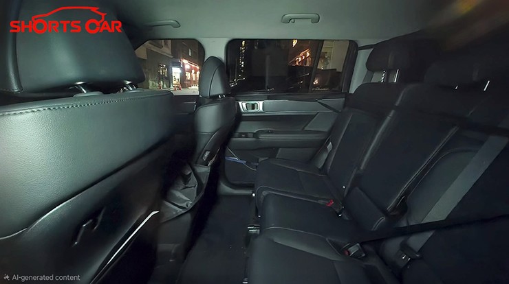 Nội thất Hyundai Santa Fe Facelift 2027. Ảnh: Shorts Car
