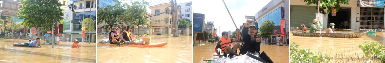 Những phương tiện duy nhất trên phố.