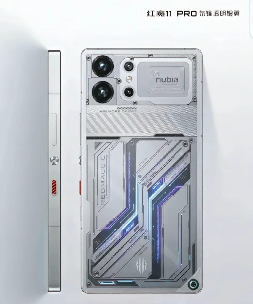 Red Magic 11 Pro sẽ có hệ thống tản nhiệt nước và khí