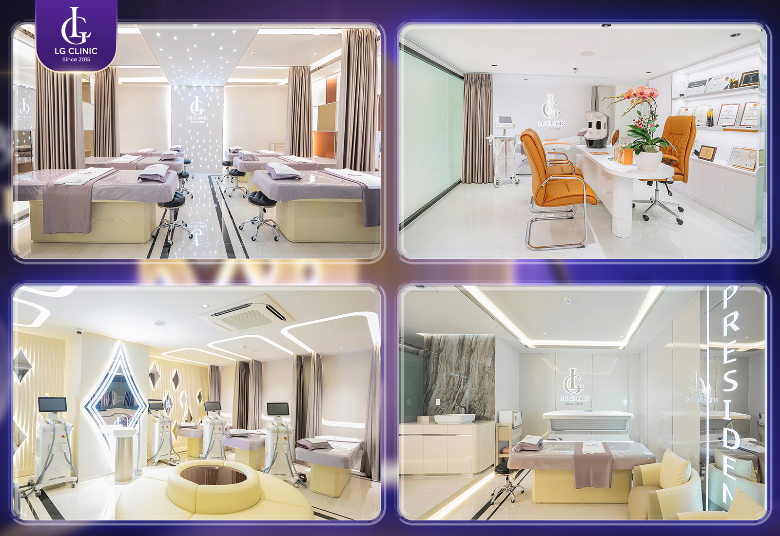 Với 19 chức năng được đầu tư bài bản, LG Clinic Phú Nhuận tự tin đáp ứng nhu cầu làm đẹp ngày càng cao của khách hàng TP.HCM