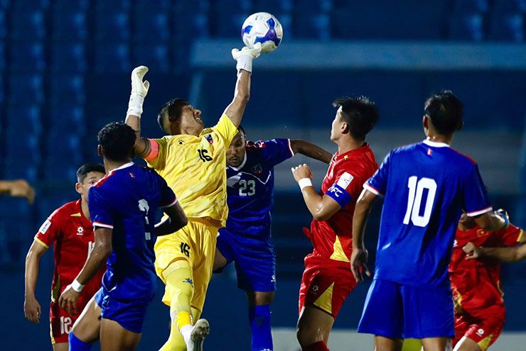 Trực tiếp bóng đá ĐT Việt Nam - Nepal: Thanh Nhàn ghi bàn không được tính (vòng loại Asian Cup) (Hết giờ) - 3
