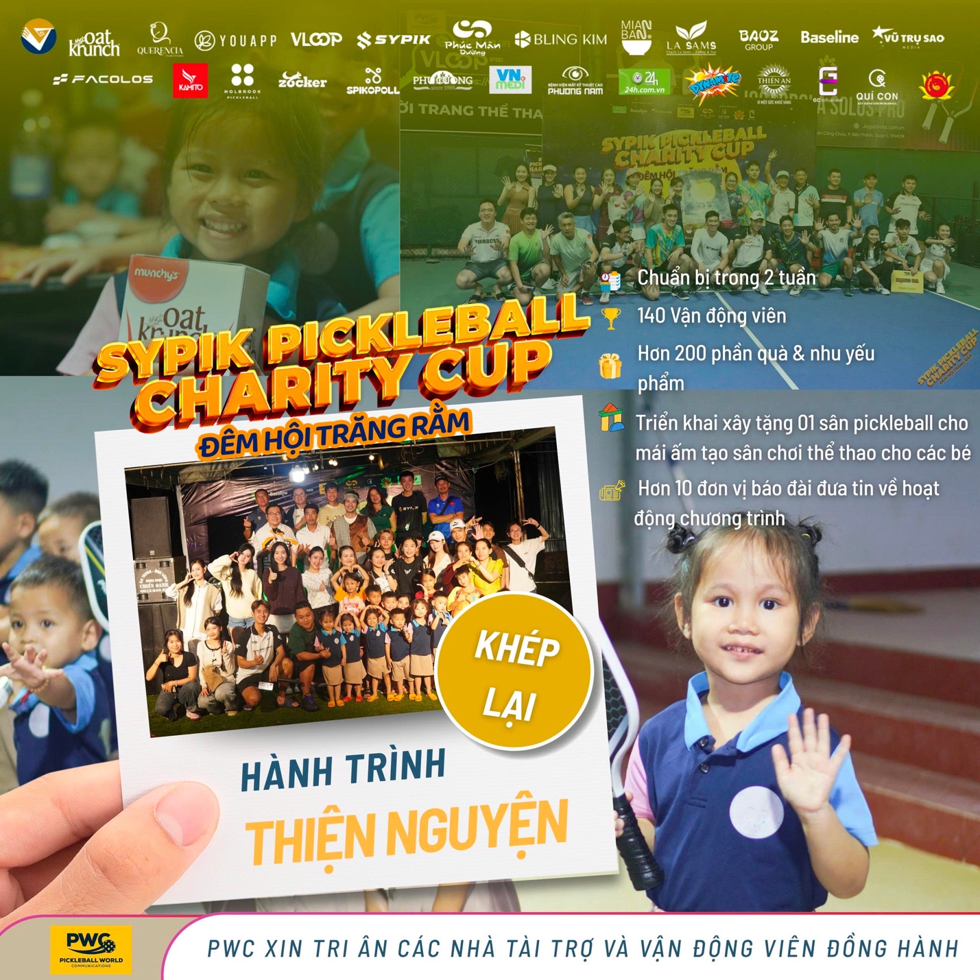 PWC Pickleball mang đến một mùa trung thu ý nghĩa: “thể thao gắn liền trách nhiệm xã hội” - 1