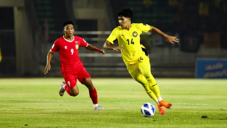 Đội tuyển Malaysia thắng chủ nhà Lào 3-0 ở lượt trận thứ 3 vòng loại Asian Cup 2027. Ảnh: CCT.